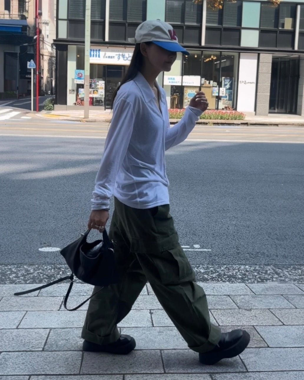 [9/4new]Airy Light Shirt white