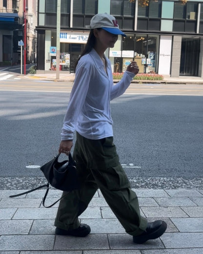 [9/4new]Airy Light Shirt white