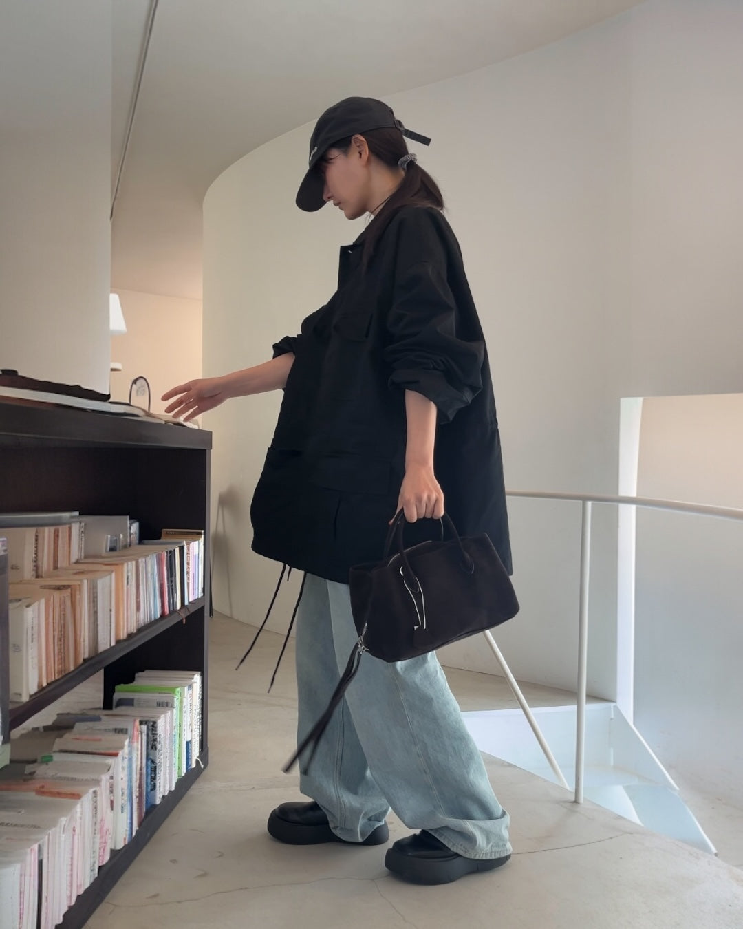 curve lose wide denim