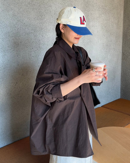 [9/14restock][予約]Loose Fit Shirt Jacket 10月初旬入荷予定