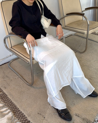 [3/29 restock]Rayon Drape Layered pants 3月下旬入荷