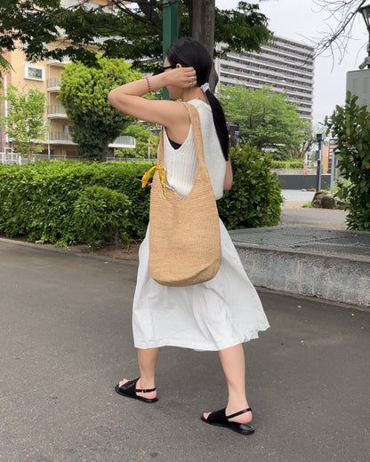 [5/7new]Cotton Full Line Pleated Skirt