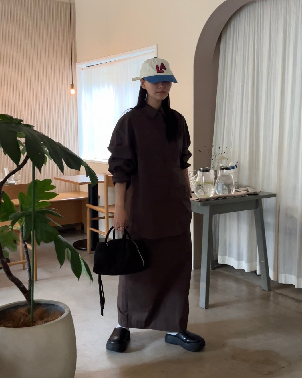 ［11/16restock］Suede Boston square bag S 12月中旬入荷分