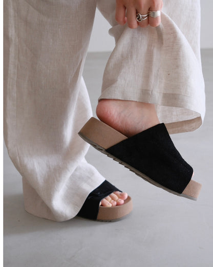 ［8/13new］Suede Leather sandal