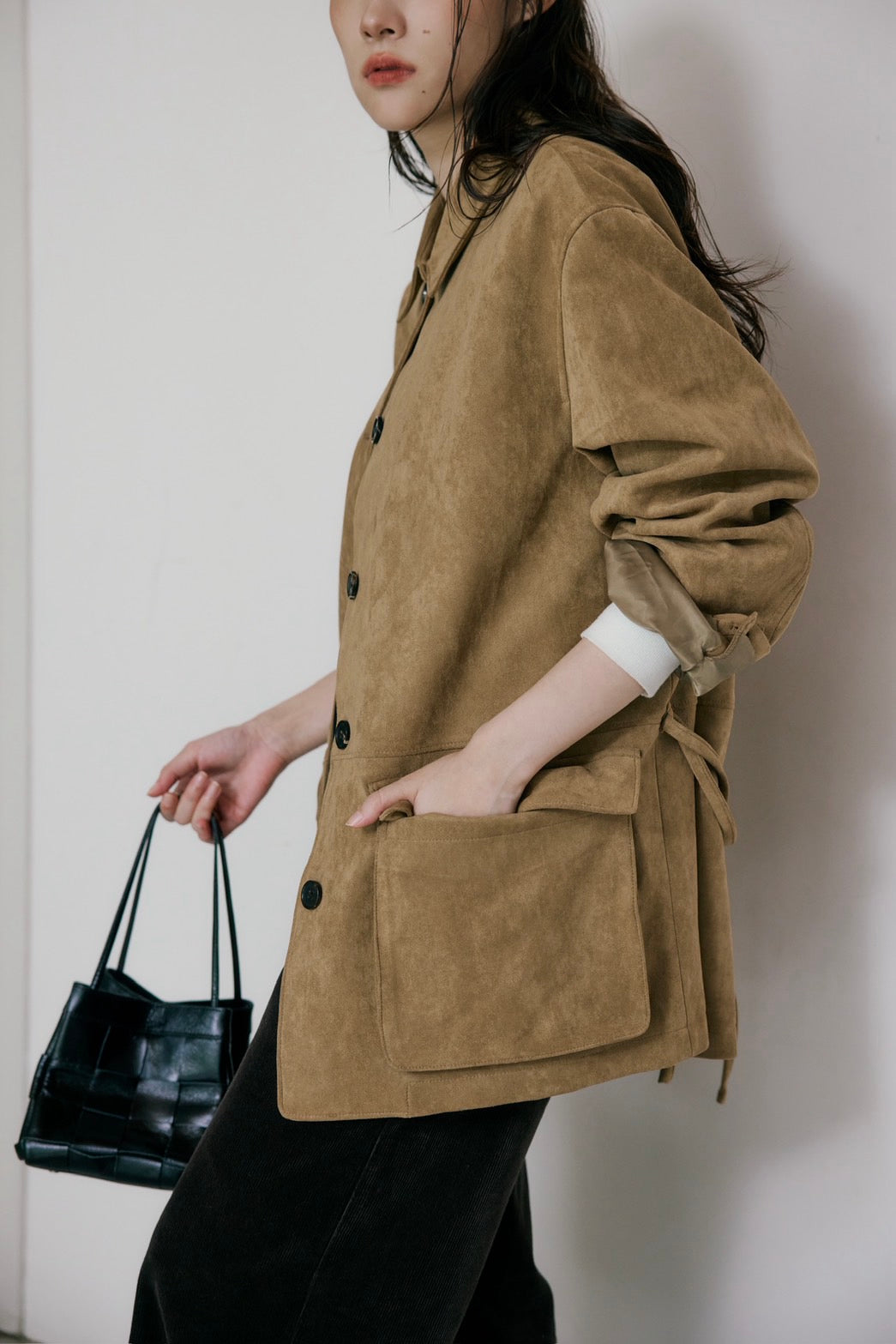 grid leather bag 10月中旬～下旬入荷