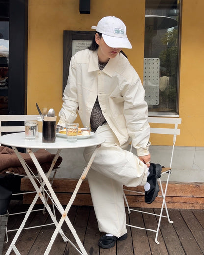 ［4/5restock］ Cotton Canvas Soft Work Jacket