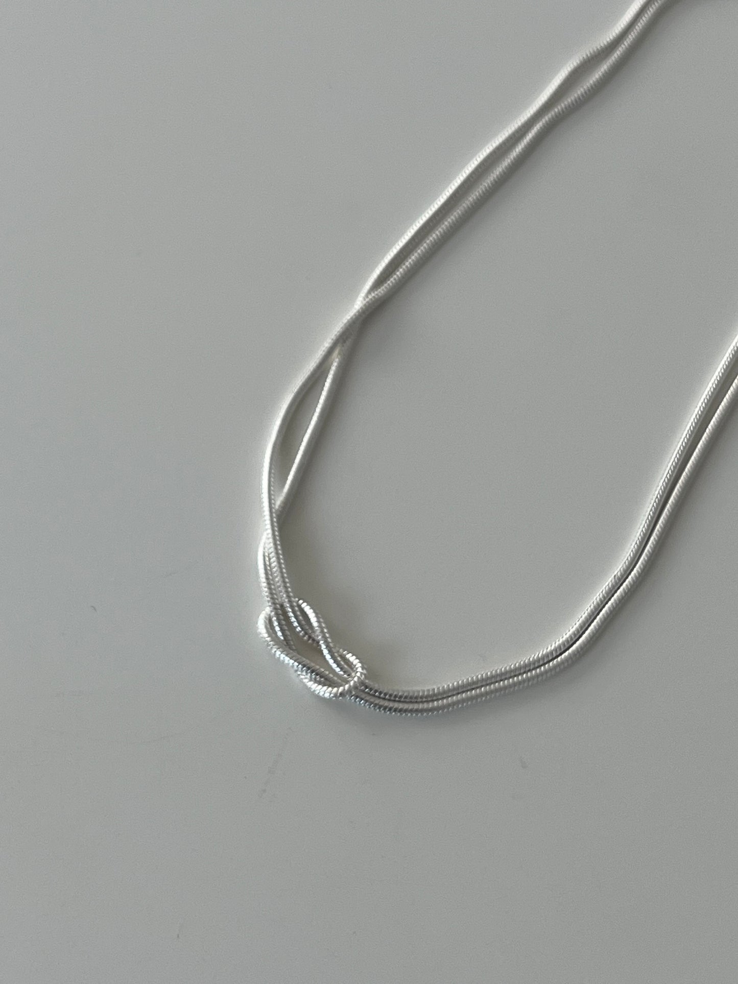 [7/24new]Twist Knot Chain Necklace