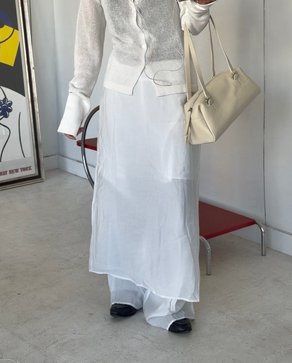 [3/29 restock]Rayon Drape Layered pants 3月下旬入荷