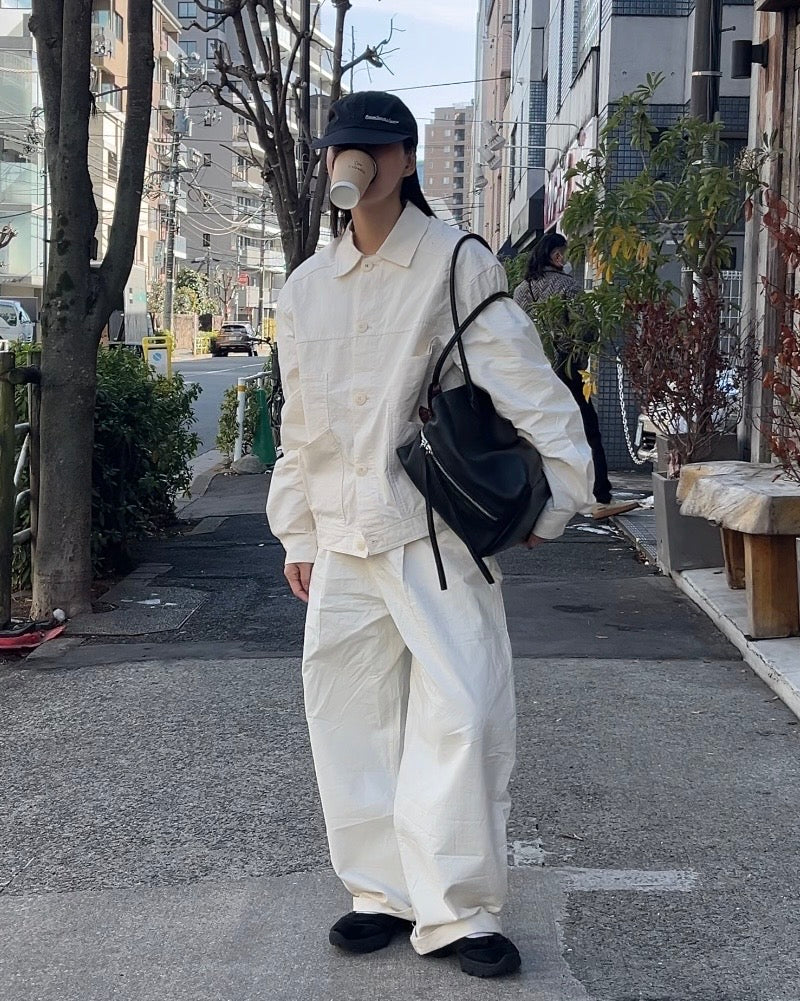 ［4/5restock］ Cotton Canvas Soft Work Jacket