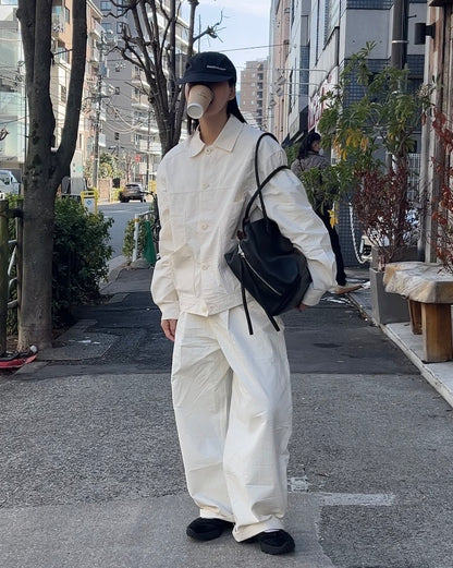 ［4/5restock］ Cotton Canvas Soft Work Jacket