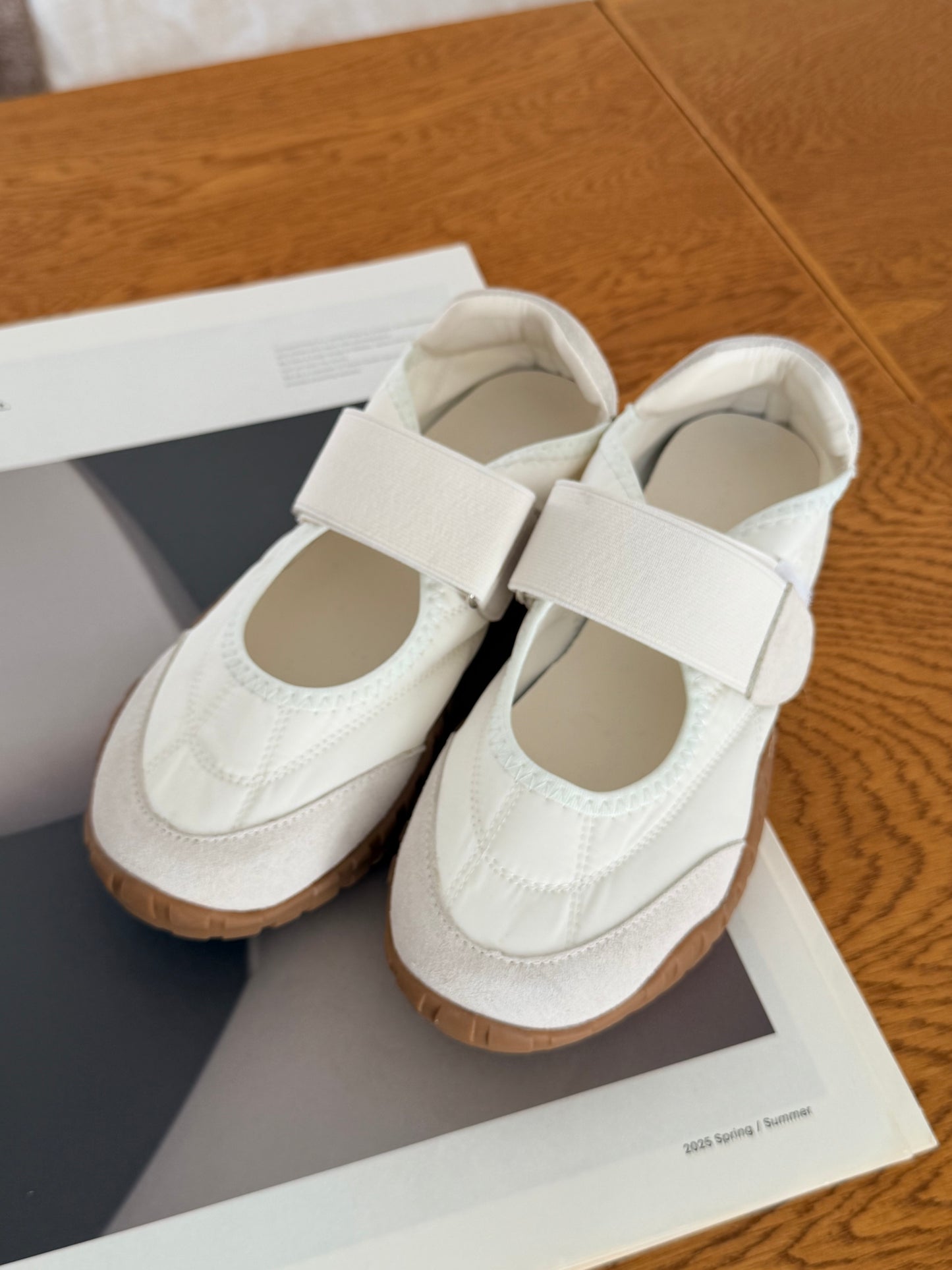 ［6/11new］Belt Fit Shoes white