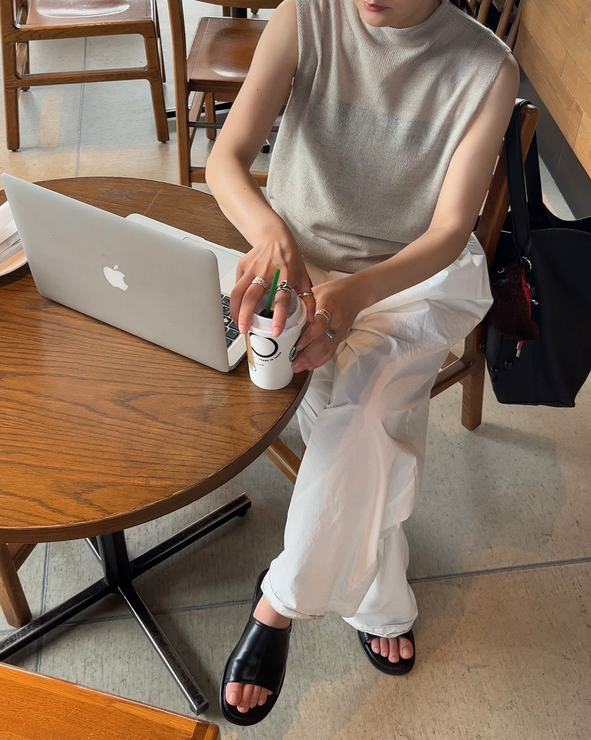 [6/4new]Dry Touch Knit beige　