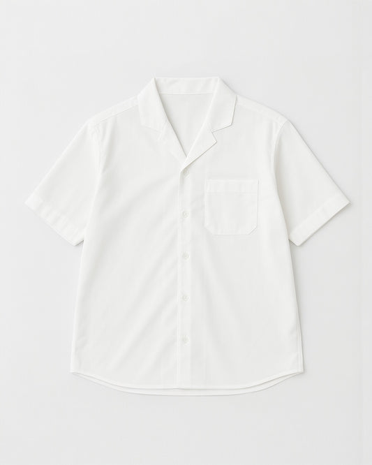 school open collar shirt