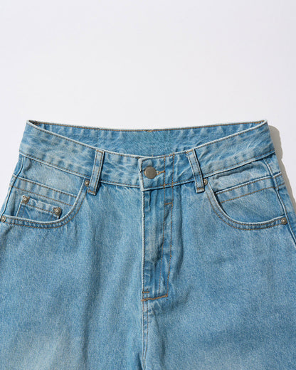 Calm Wash Wide Jeans