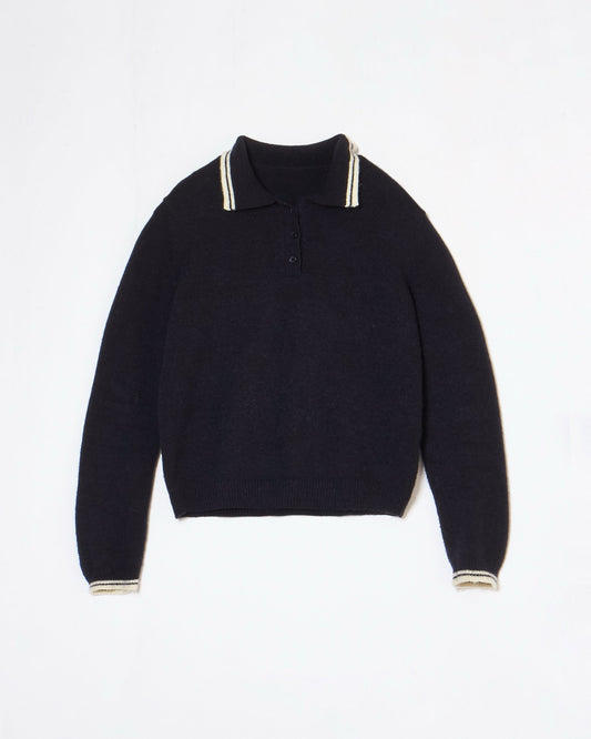 easy knit polo shirt