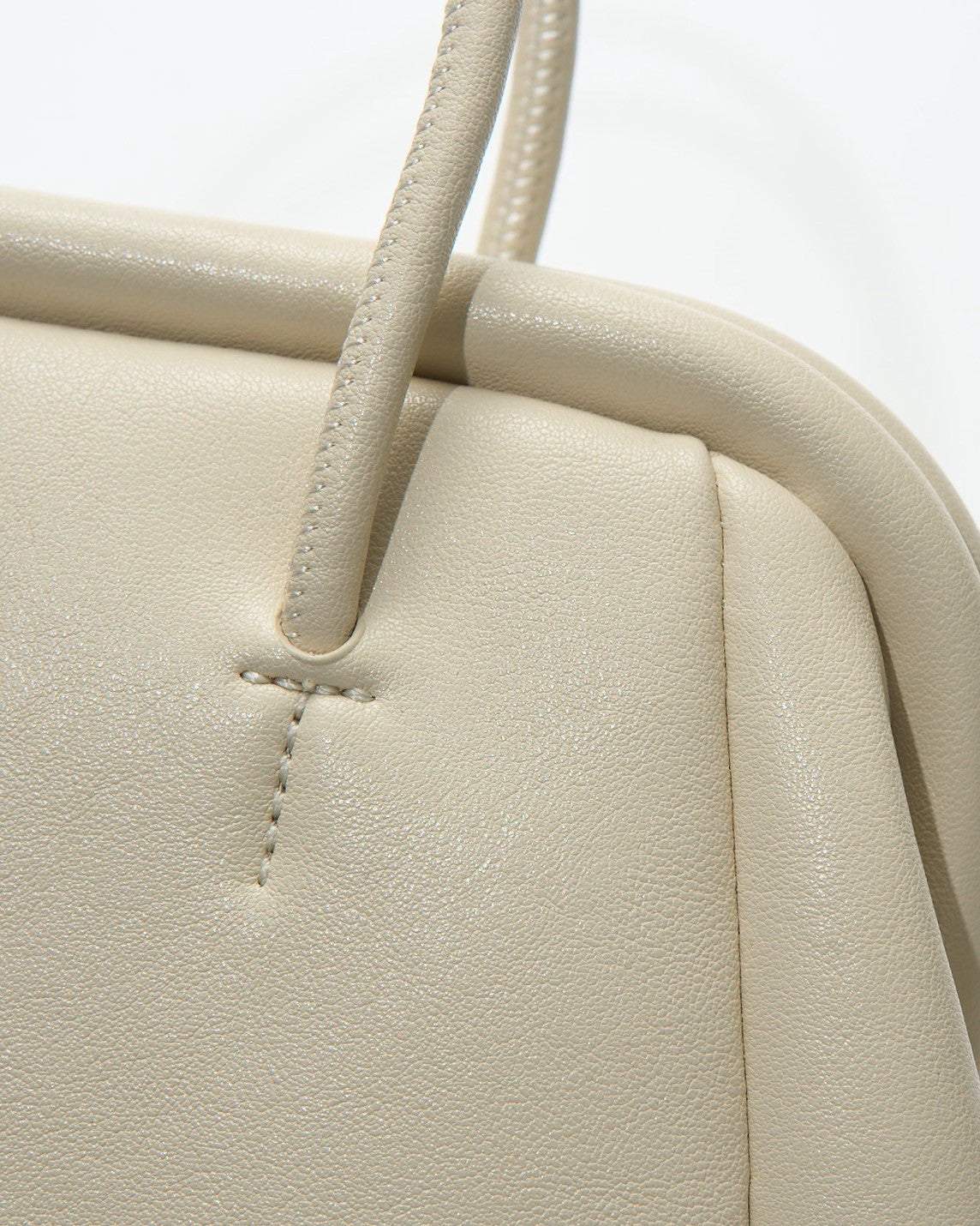 [9/14restock][予約]minimal Leather 2way Bag ivory 9月下旬～10月初旬入荷