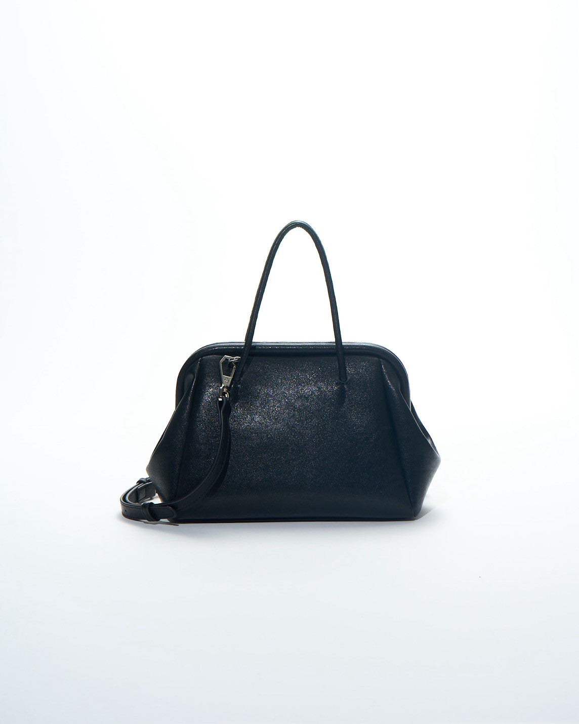 [9/14restock][予約]minimal Leather 2way Bag black 9月下旬～10月初旬入荷