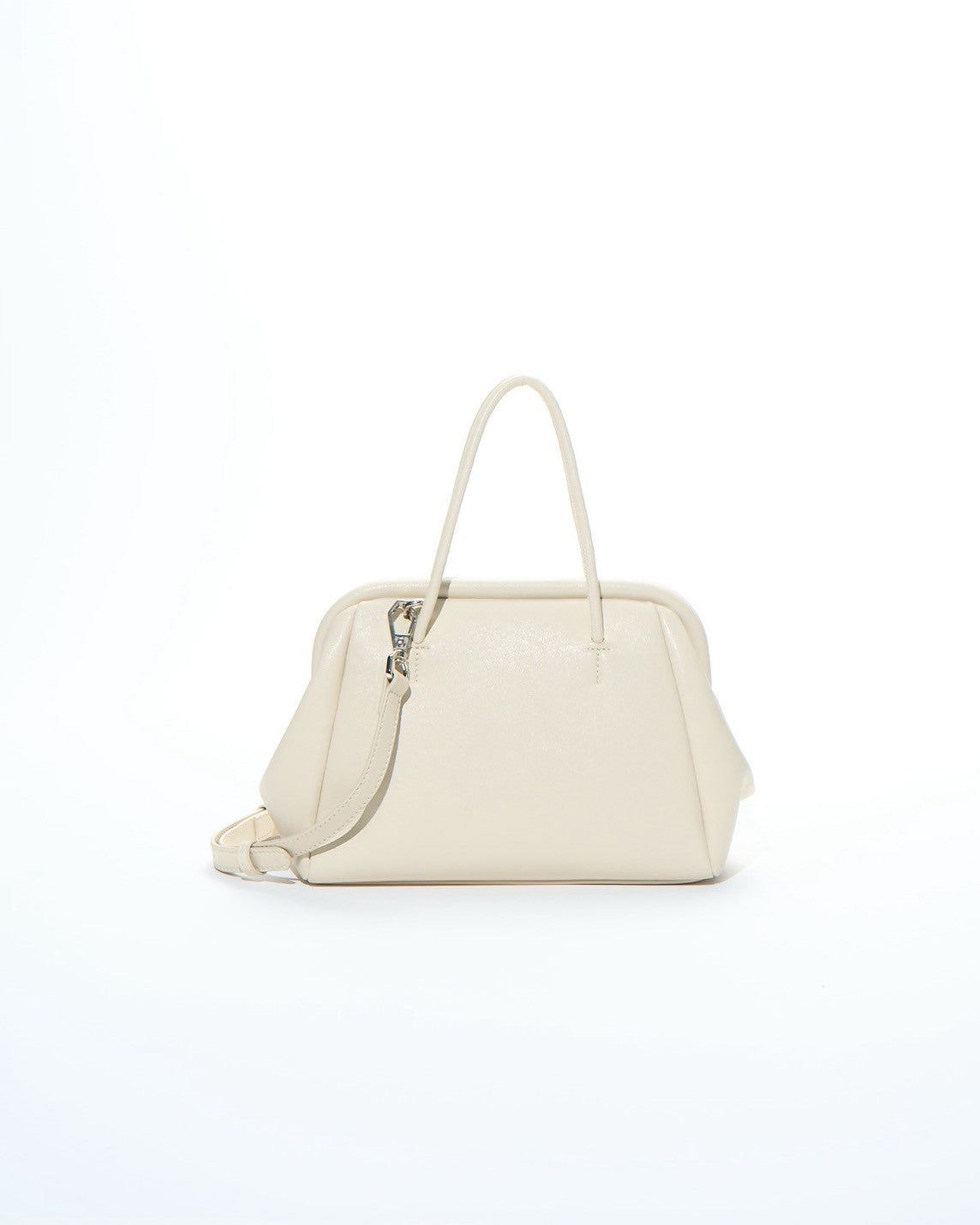 [9/14restock][予約]minimal Leather 2way Bag ivory 9月下旬～10月初旬入荷