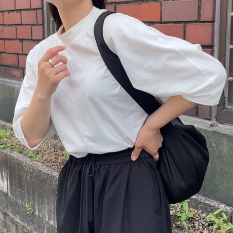 wide dolman Tshirt  white