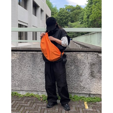 moon shoulder bag orange
