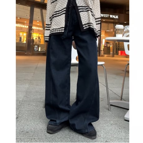 wide belt pants