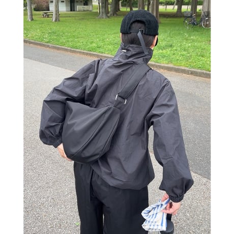 moon shoulder bag black