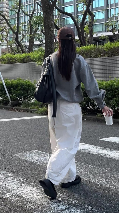 2way croissant shoulder bag black